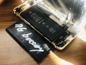 iPhone7バッテリー交換後の写真